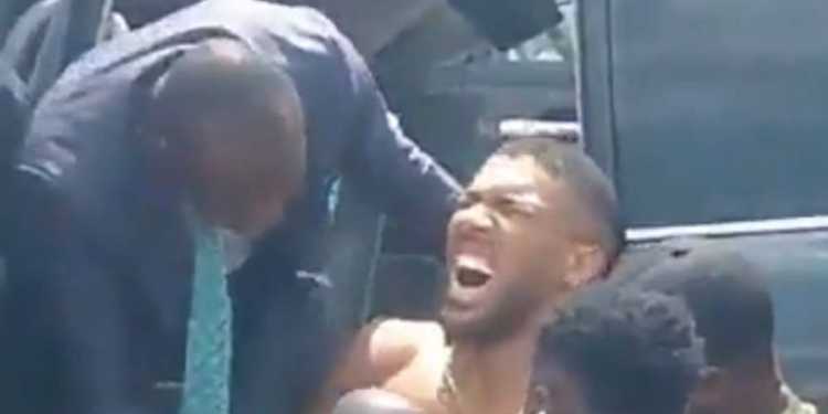 Anthony Joshua Injured in Nigeria Highway Accident Anthony Joshua Injured in Nigeria Highway Accident