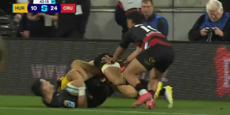 All Blacks fullbacks Will Jordan and Ruben Love’s argy-bargy interrupts Super Rugby Pacific clash All Blacks fullbacks Will Jordan and Ruben Love’s argy-bargy interrupts Super Rugby Pacific clash