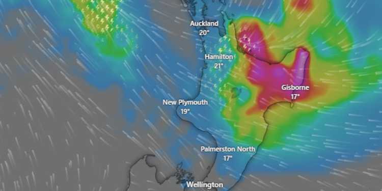 New Year Weather: Rain and Strong Winds in New Zealand New Year Weather: Rain and Strong Winds in New Zealand