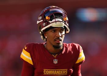 Commanders QB Jayden Daniels to miss Wednesday's practice due to rib injury Commanders QB Jayden Daniels to miss Wednesday's practice due to rib injury