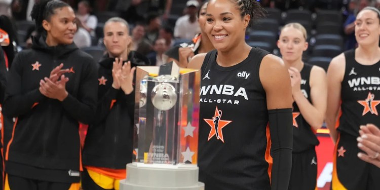 Napheesa Collier caps busy weekend with All-Star Game MVP Award in win over Team Clark Napheesa Collier caps busy weekend with All-Star Game MVP Award in win over Team Clark