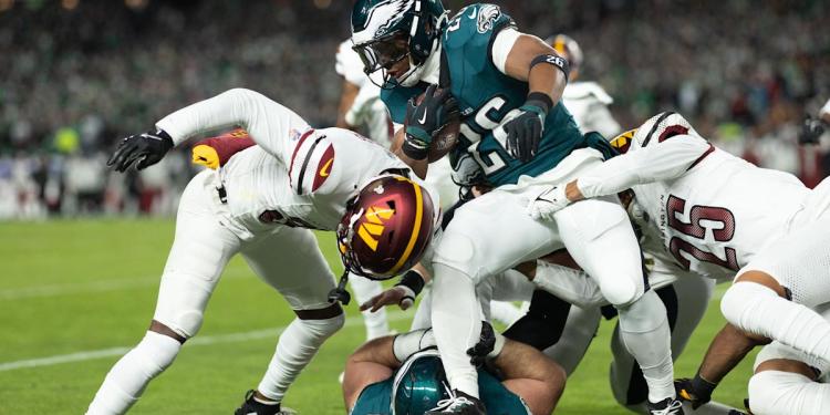 Commanders-Eagles: Behind Saquon Barkley, Philly shakes off sluggishness in 2nd half to top Washington, 26-18 Commanders-Eagles: Behind Saquon Barkley, Philly shakes off sluggishness in 2nd half to top Washington, 26-18
