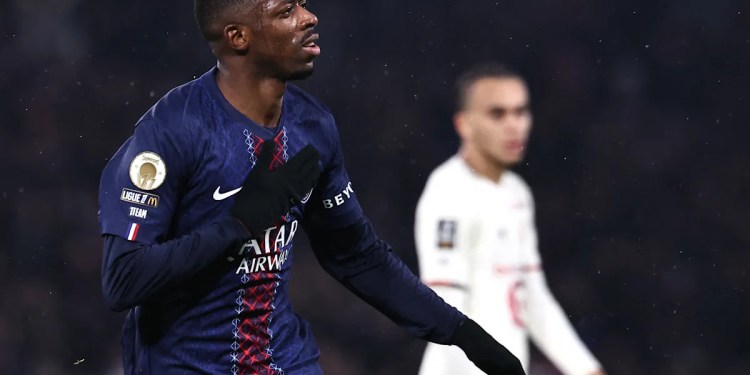 Dembélé scores two goals in PSG victory Dembélé scores two goals in PSG victory