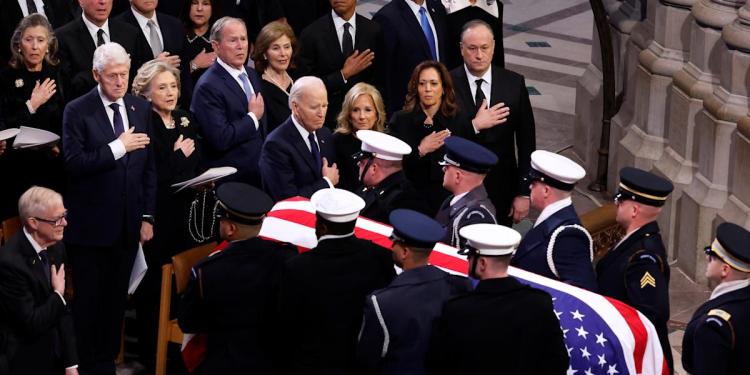 Kamala Harris posts Jimmy Carter funeral photo with notable exclusion; internet reacts Kamala Harris posts Jimmy Carter funeral photo with notable exclusion; internet reacts