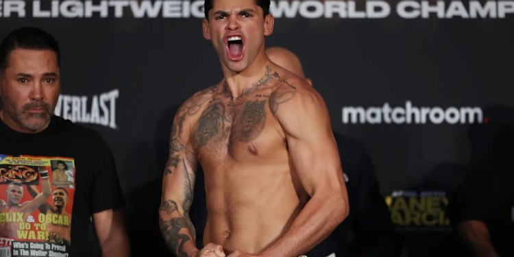 Ryan Garcia and Mario Barrios Weigh-In Video Ryan Garcia and Mario Barrios Weigh-In Video