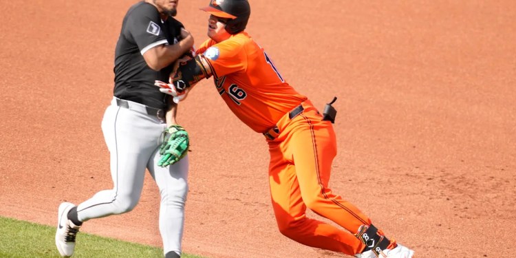 Orioles rookie Coby Mayo sparks bench clearing with shove after first MLB RBI Orioles rookie Coby Mayo sparks bench clearing with shove after first MLB RBI