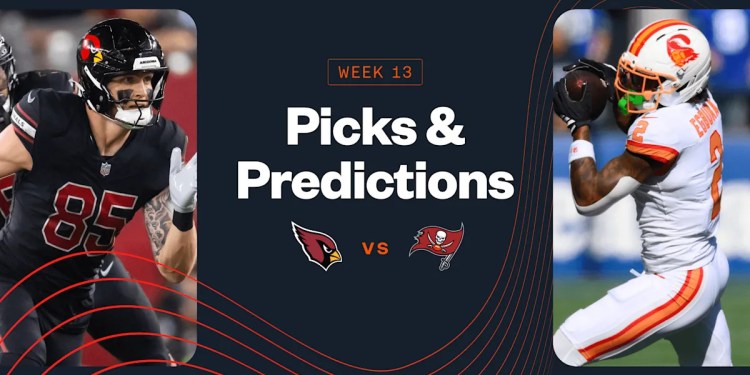 Cardinals vs Buccaneers Week 13 Game Predictions and Picks Cardinals vs Buccaneers Week 13 Game Predictions and Picks