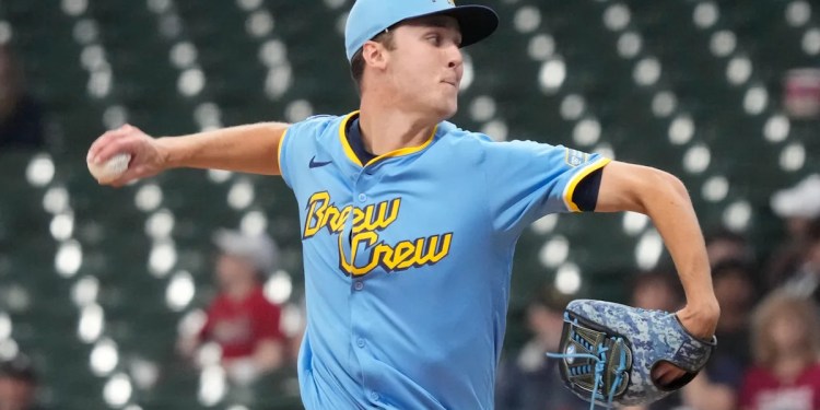 Injury causes Misiorowski to exit debut for Brewers after holding Cards hitless through 5 innings Injury causes Misiorowski to exit debut for Brewers after holding Cards hitless through 5 innings