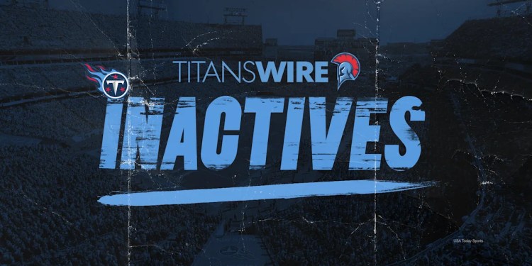 Titans vs. Seahawks Week 12 Inactive Players Titans vs. Seahawks Week 12 Inactive Players