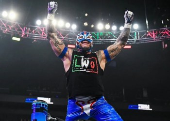 Rey Mysterio Injured During WWE Raw Match with Austin Theory Rey Mysterio Injured During WWE Raw Match with Austin Theory