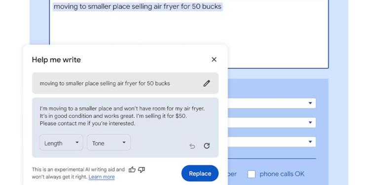 Chrome’s latest experimental AI feature can help you write Chrome’s latest experimental AI feature can help you write