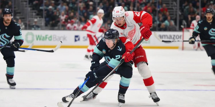 Patrick Kane Scores 497th Goal in Red Wings’ 4-3 Win Over Kraken Patrick Kane Scores 497th Goal in Red Wings’ 4-3 Win Over Kraken