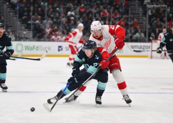 Patrick Kane Scores 497th Goal in Red Wings’ 4-3 Win Over Kraken Patrick Kane Scores 497th Goal in Red Wings’ 4-3 Win Over Kraken