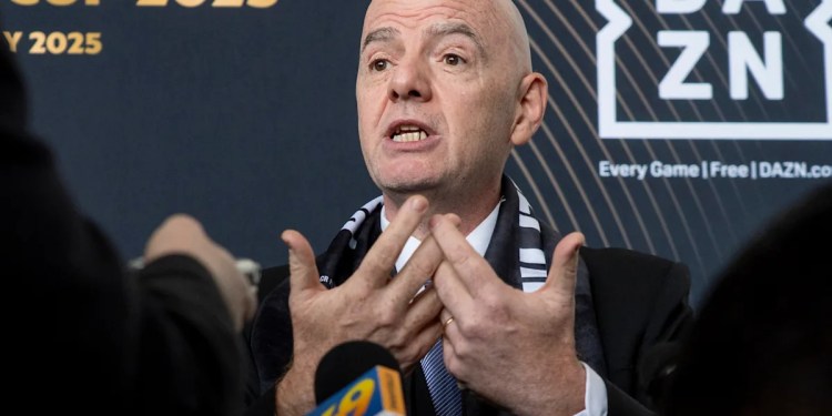 FIFA President Gianni Infantino condemns 'unacceptable' racism after incidents at German Cup games FIFA President Gianni Infantino condemns 'unacceptable' racism after incidents at German Cup games