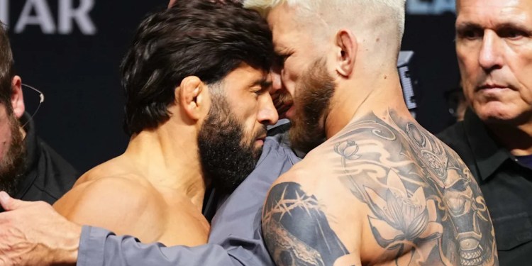 Dan Hooker: Arman Tsarukyan broke my nose at UFC Qatar weigh-in Dan Hooker: Arman Tsarukyan broke my nose at UFC Qatar weigh-in