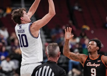 Northwestern loses to Oklahoma State, 86-81 Northwestern loses to Oklahoma State, 86-81