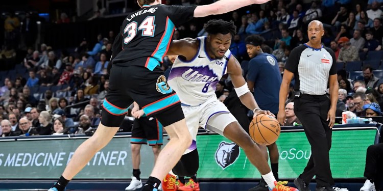 Grizzlies Beat Jazz 123-114 with Prosper and Jackson Leading Scorers Grizzlies Beat Jazz 123-114 with Prosper and Jackson Leading Scorers