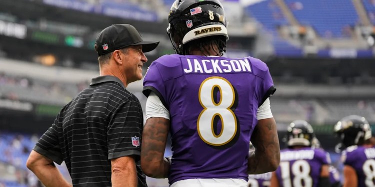 John Harbaugh addresses relationship with Lamar Jackson John Harbaugh addresses relationship with Lamar Jackson
