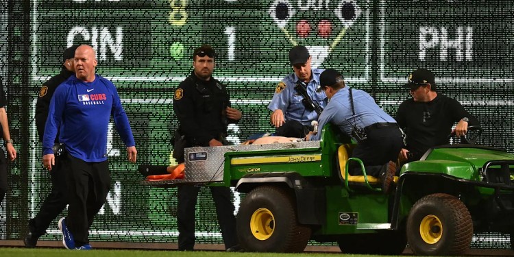 Fan who fell 21 feet at Pirates game takes first steps since fall, per fundraising page, 'still has a long way to go' Fan who fell 21 feet at Pirates game takes first steps since fall, per fundraising page, 'still has a long way to go'