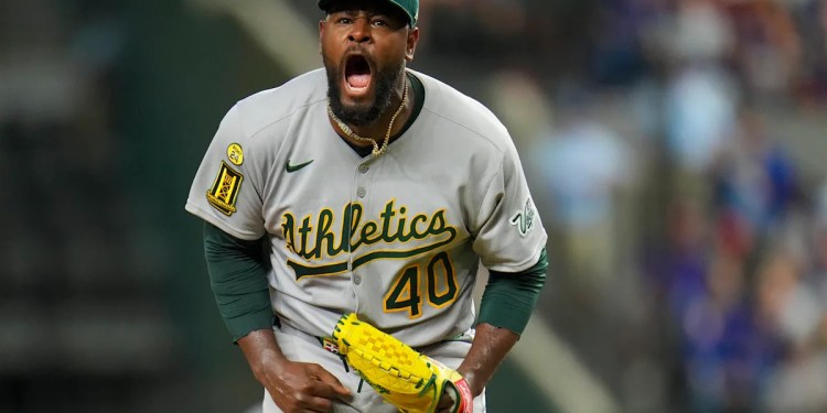 Athletics bust out in 9th with 2-run homer by Rooker and grand slam by Butler, beat Rangers 7-1 Athletics bust out in 9th with 2-run homer by Rooker and grand slam by Butler, beat Rangers 7-1