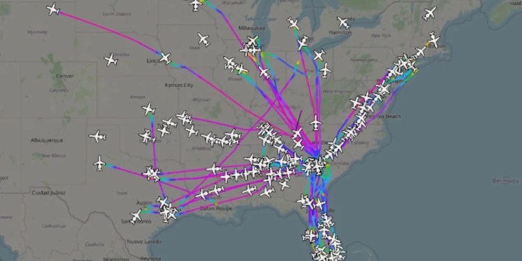 Map shows exodus of private jets from Augusta’s small, usually quiet, airport after the Masters Map shows exodus of private jets from Augusta’s small, usually quiet, airport after the Masters