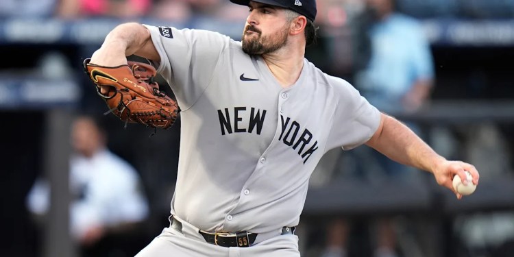 Goldschmidt has 3 hits, Rodón strikes out 9 in Yankees' 1-0 victory over the Rays Goldschmidt has 3 hits, Rodón strikes out 9 in Yankees' 1-0 victory over the Rays