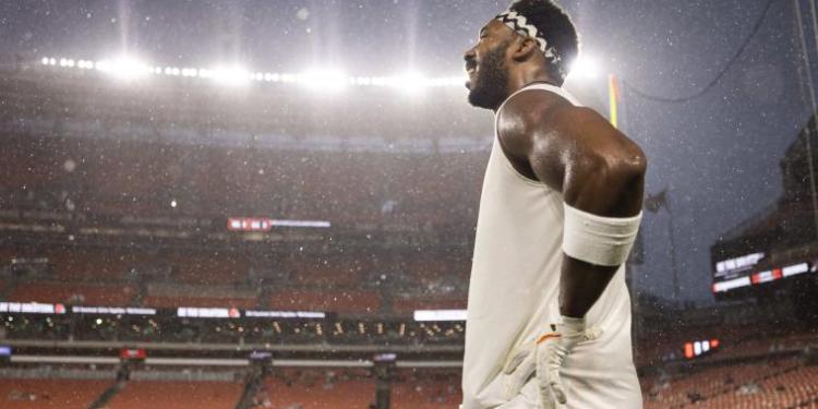 Myles Garrett at Eminem Mural, meets Chloe Kim in Switzerland Myles Garrett at Eminem Mural, meets Chloe Kim in Switzerland