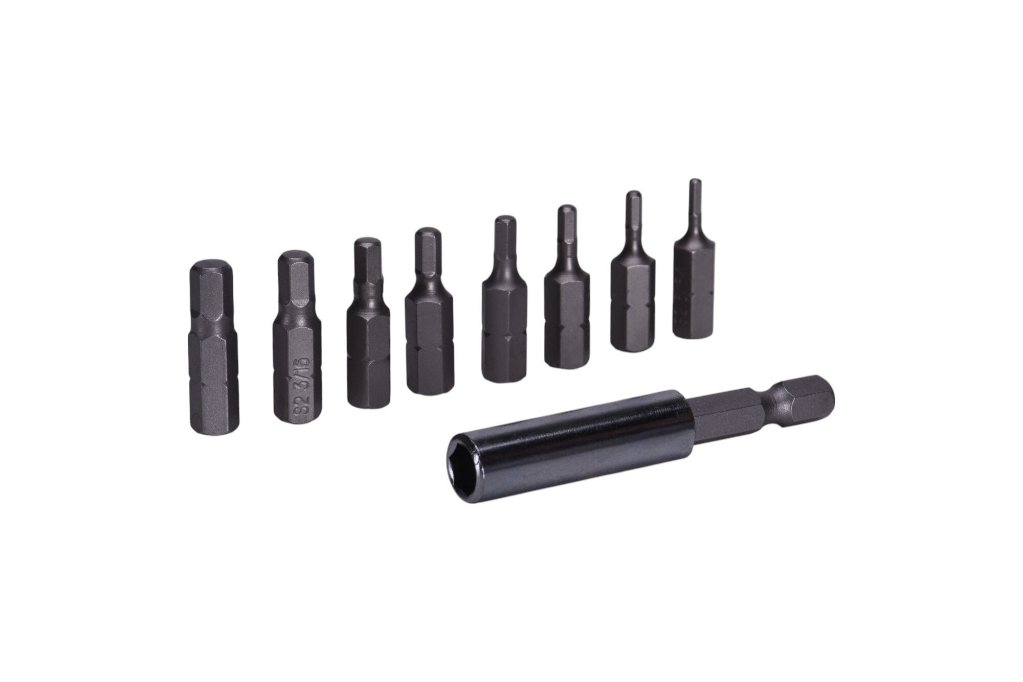 9 Piece Hex Key Bit & Holder Set