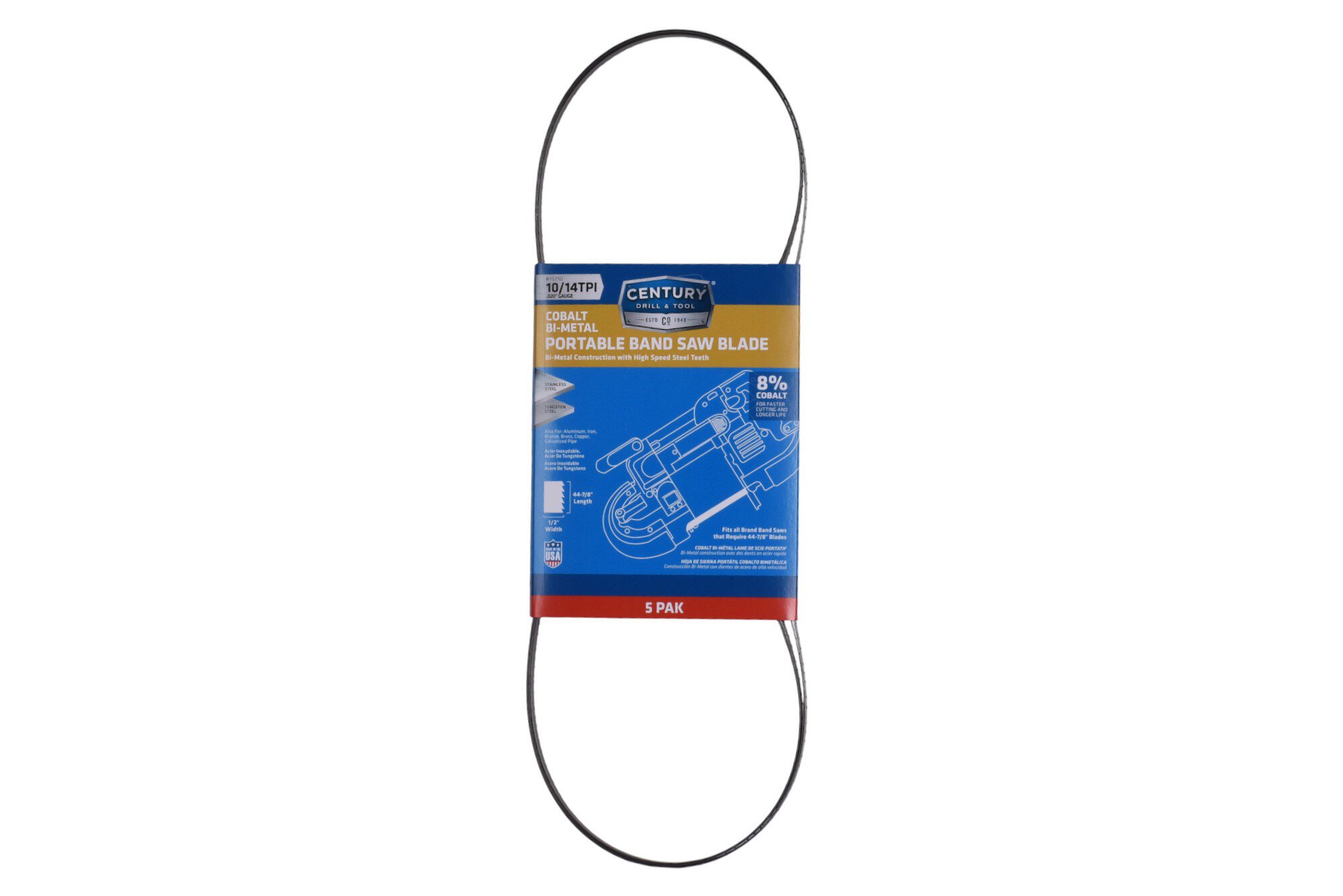 Cobalt Bi-Metal Portable Band Saw Blade
