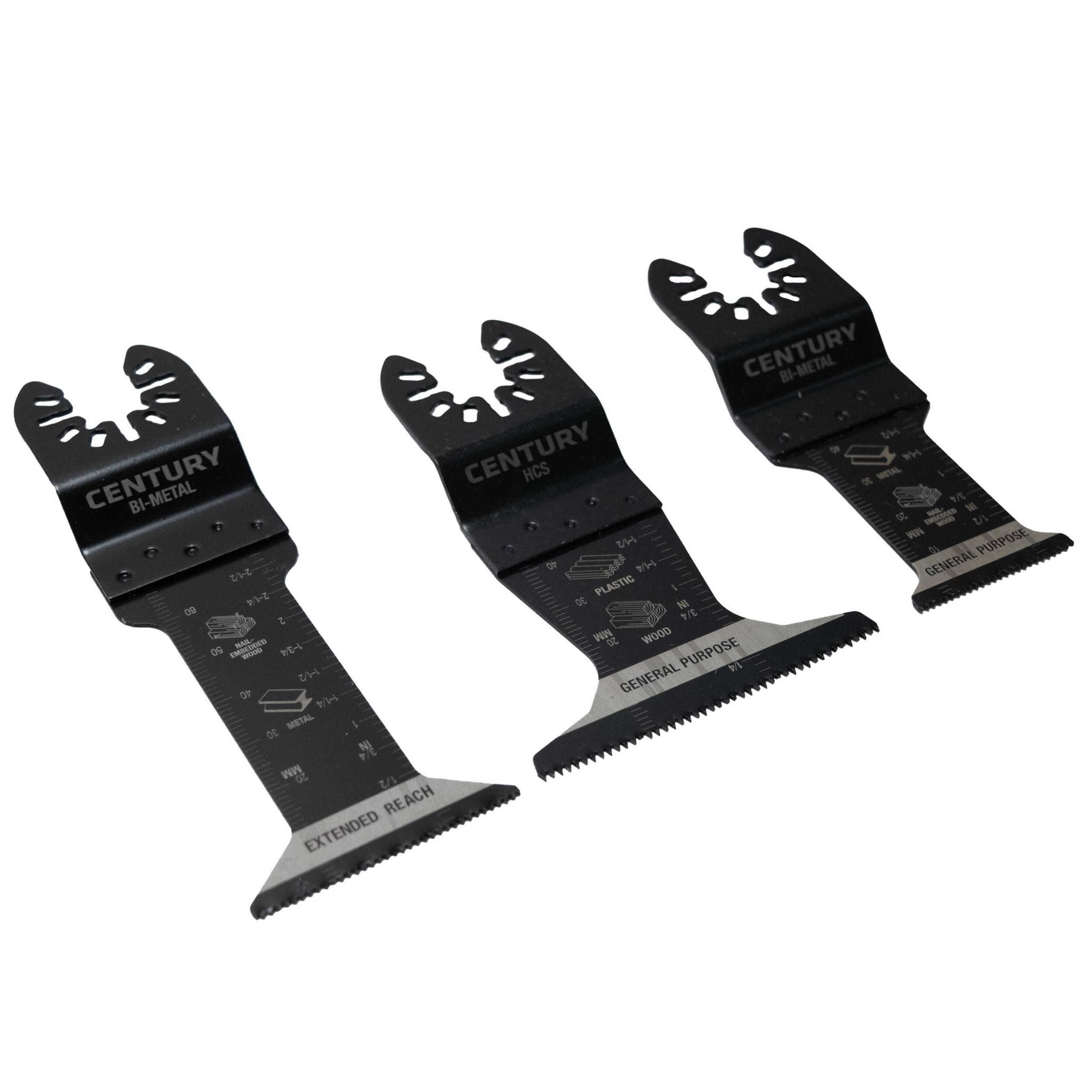 3 Piece Multi-Material Oscillating Blade Set