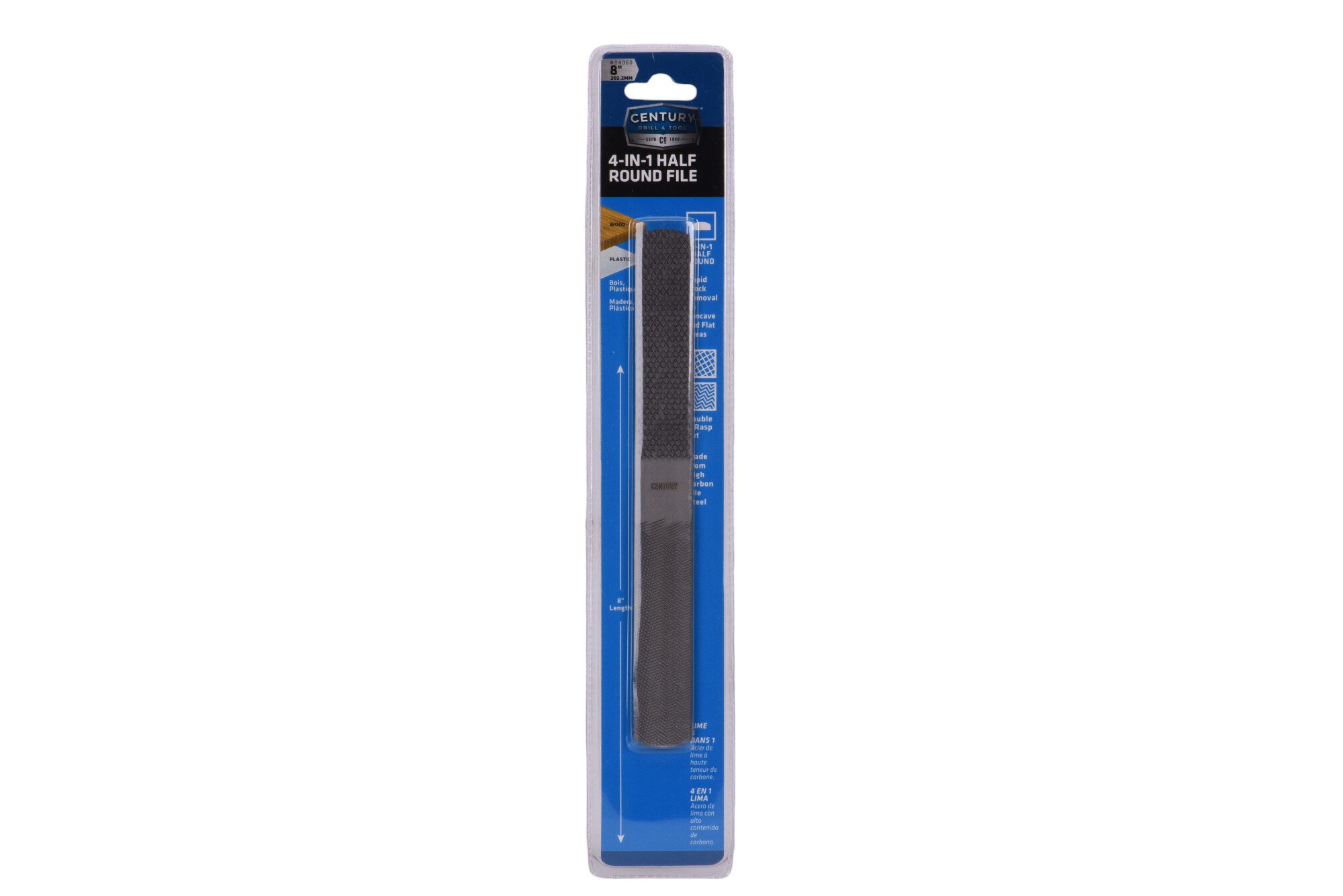 4-in-1 Half Round File
