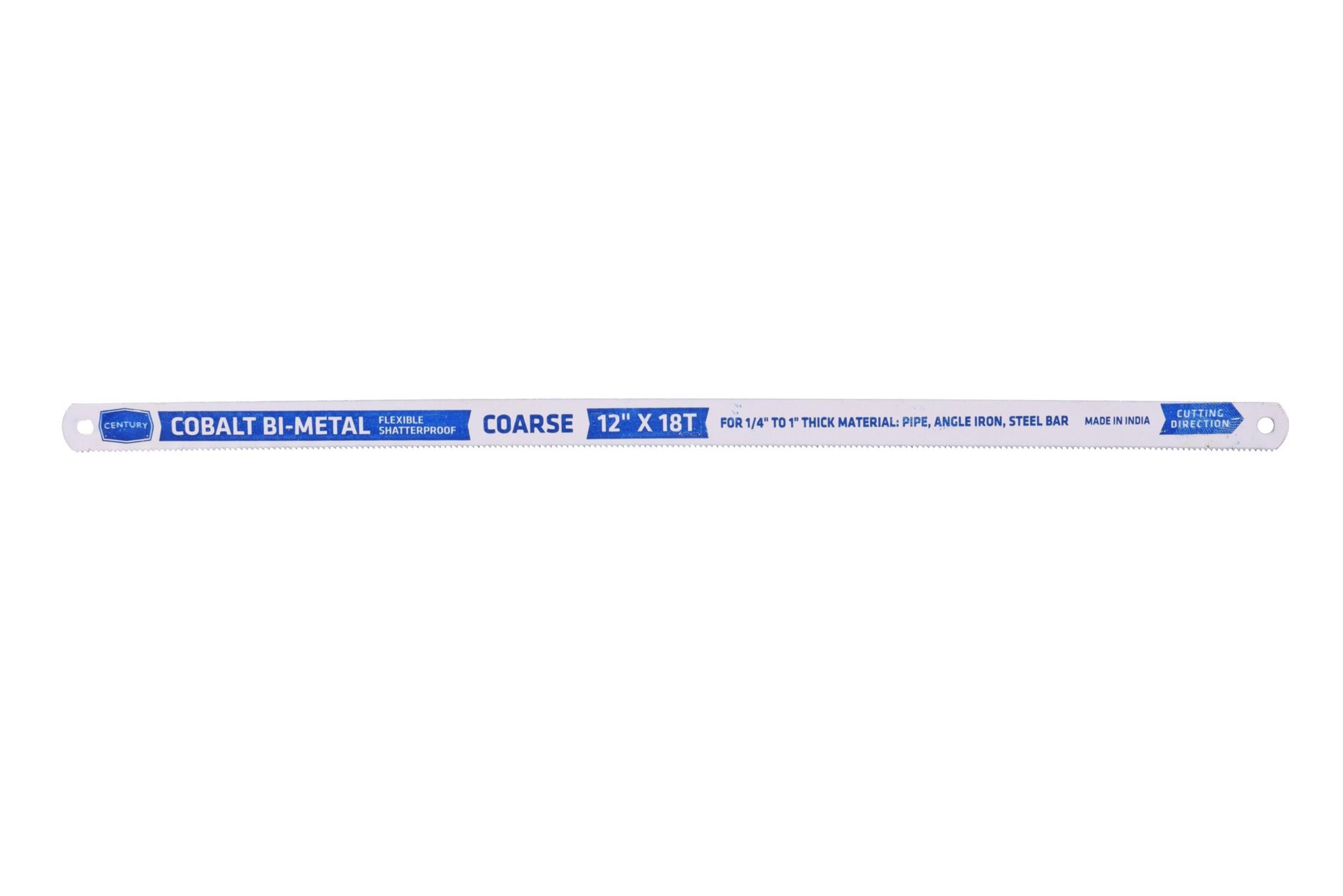 3 Piece Cobalt Bi-Metal Hacksaw Blade Set