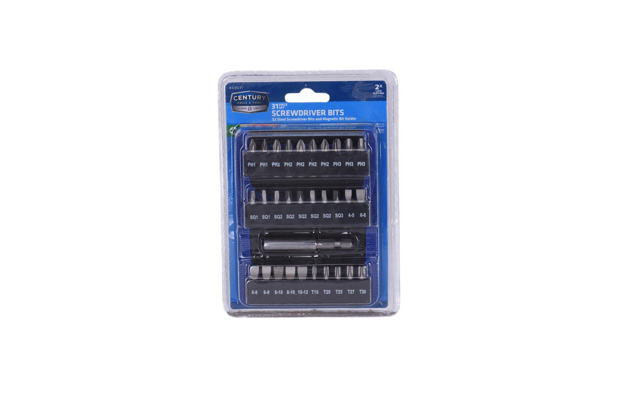 31 Piece Screwdriving Bit & Holder Set