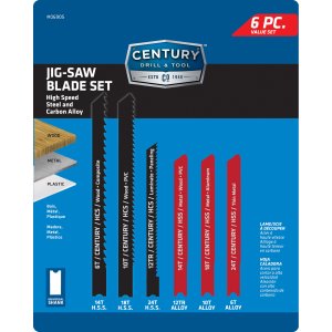 6 Piece Alloy & HSS Jig-Saw Blade Set 6 Piece Alloy & HSS Jig-Saw Blade Set