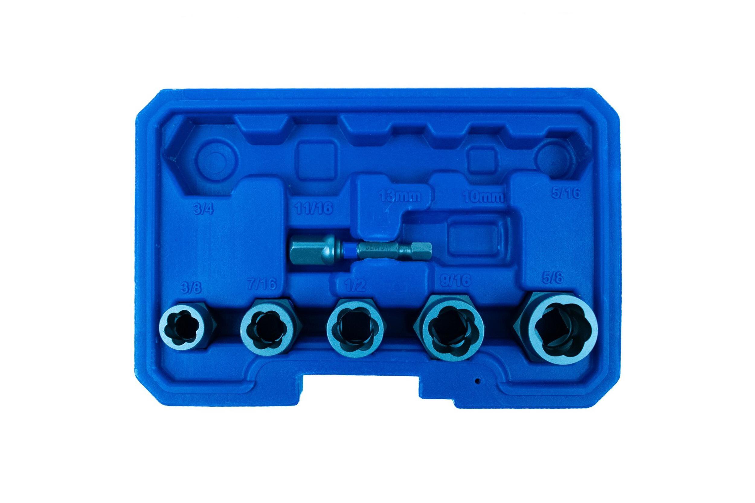 6 Piece Bolt Extractor Set