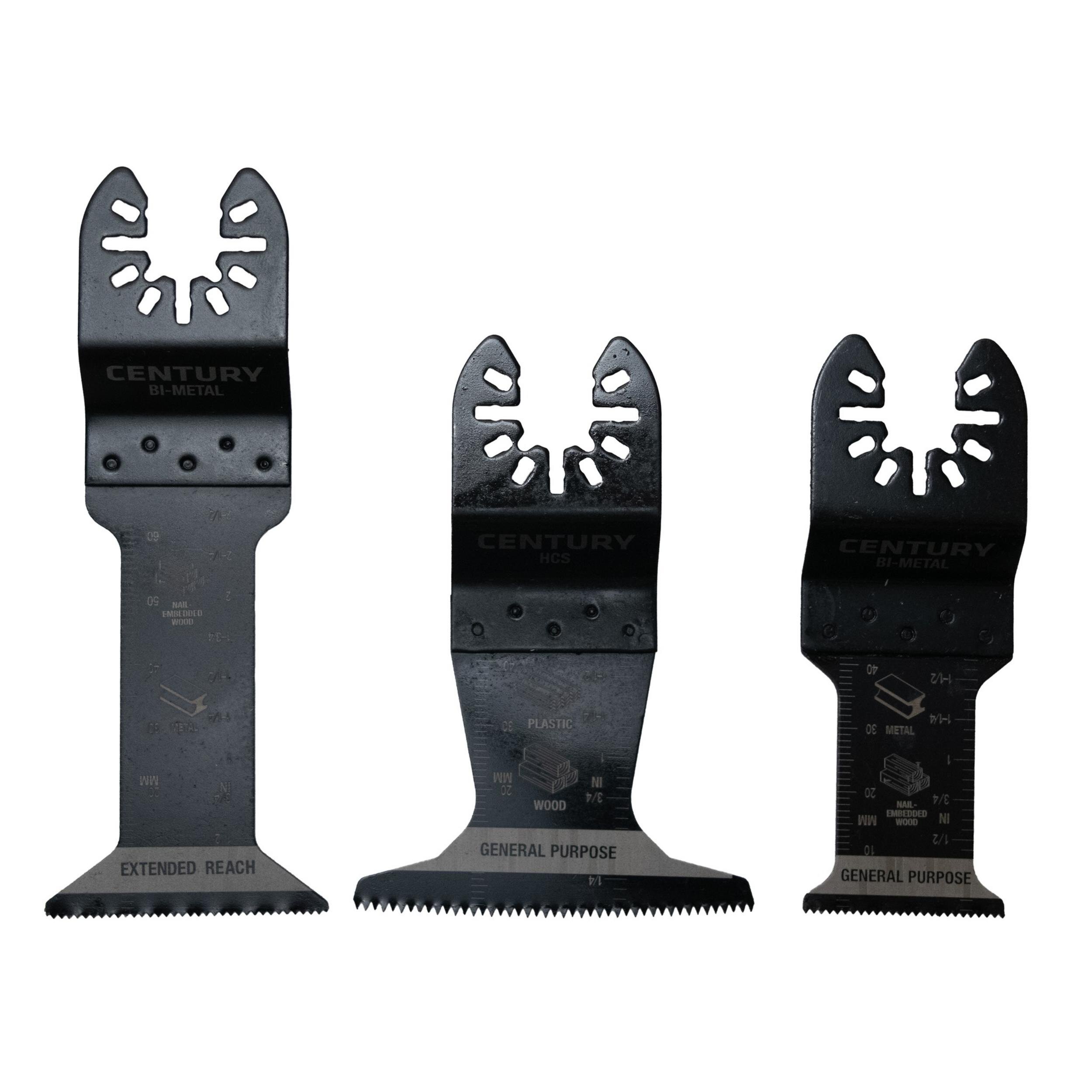 3 Piece Multi-Material Oscillating Blade Set