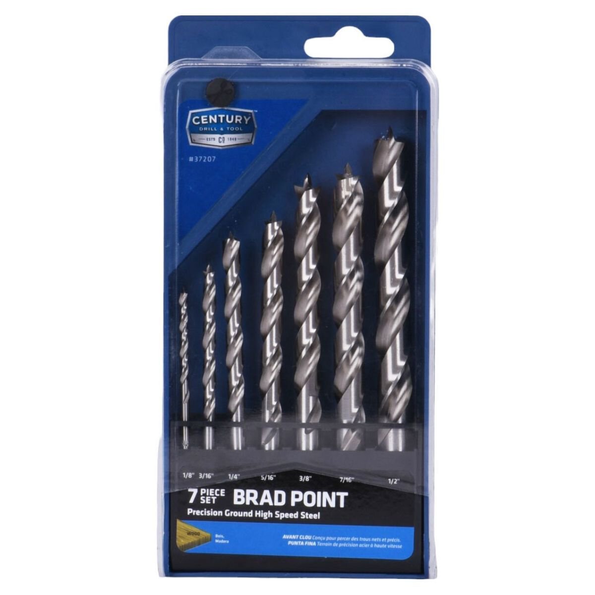 Brad Point Wood Bit Set