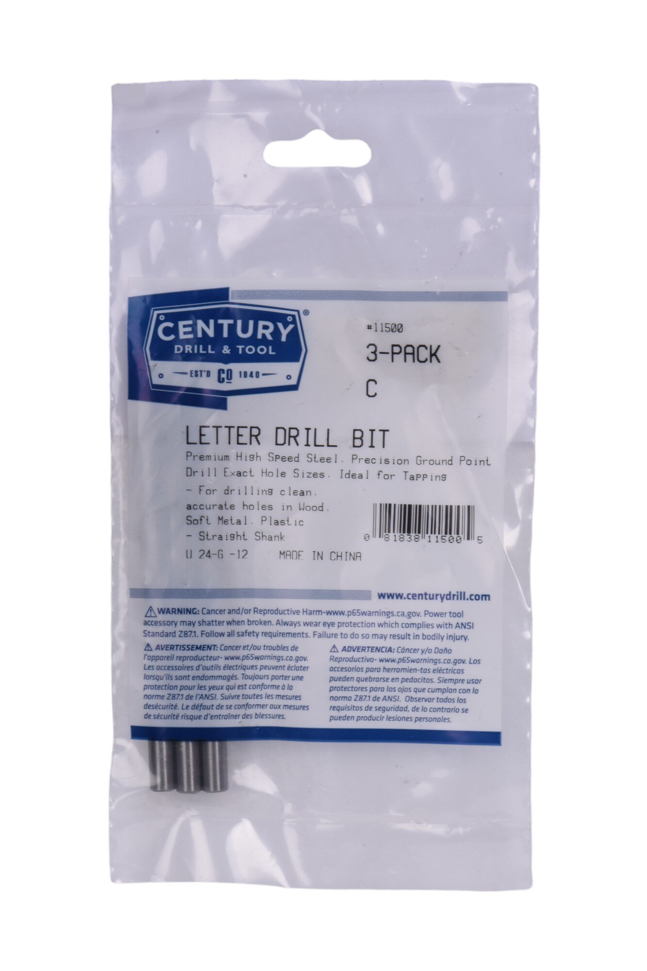 Letter Gauge Drill Bits