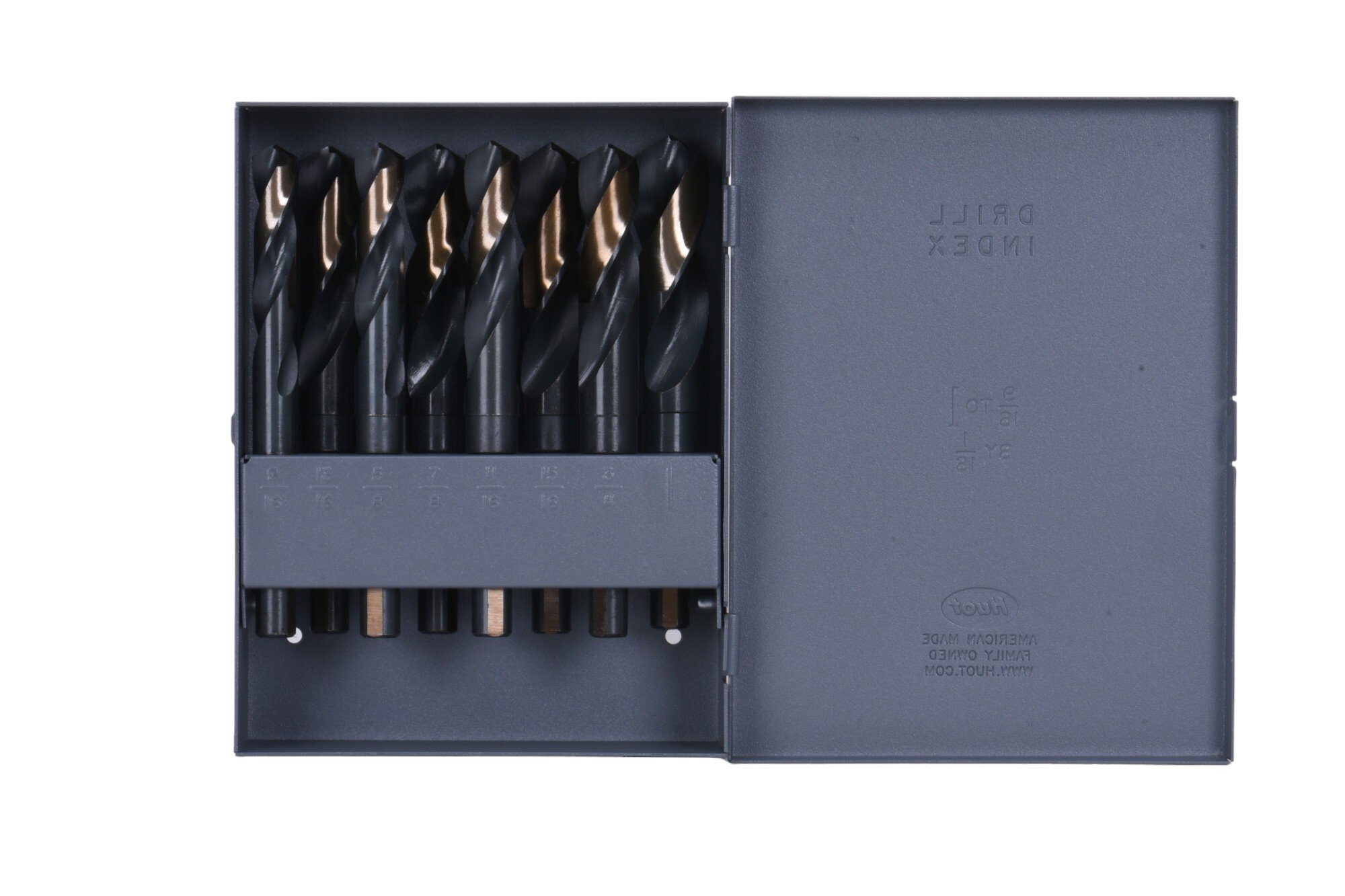 8 Piece Cobalt S&D Drill Bit Set