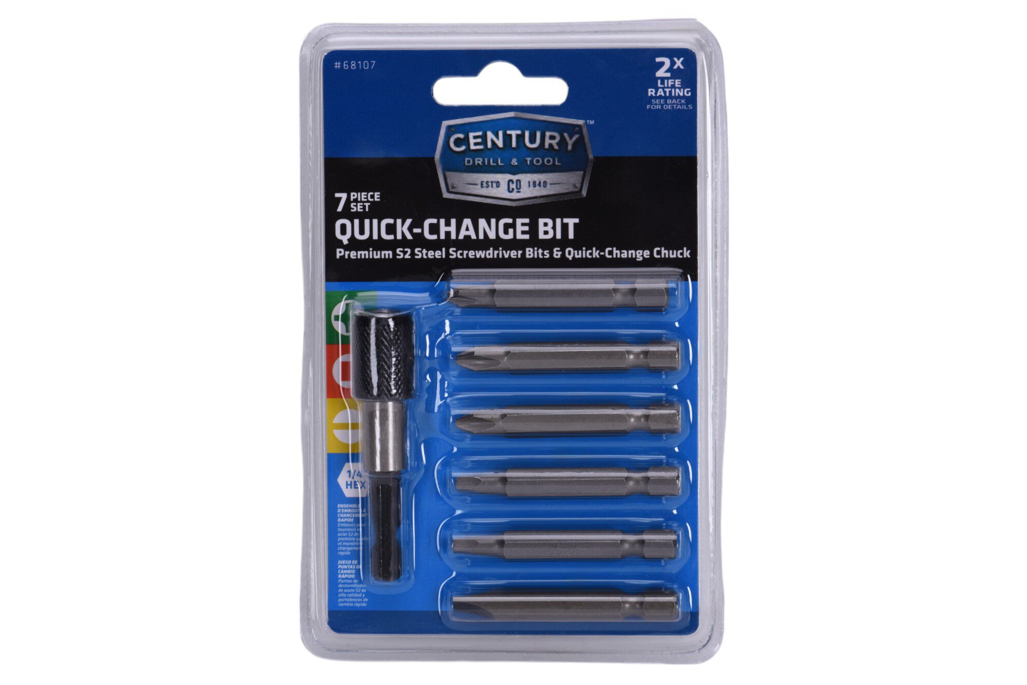 7 Piece Quick Change Bit & Holder Set