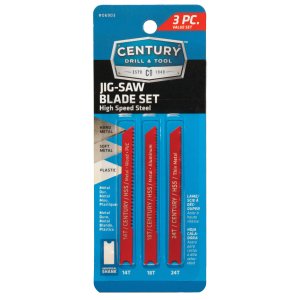 3 Piece High Speed Steel Jig-Saw Blade Set 3 Piece High Speed Steel Jig-Saw Blade Set