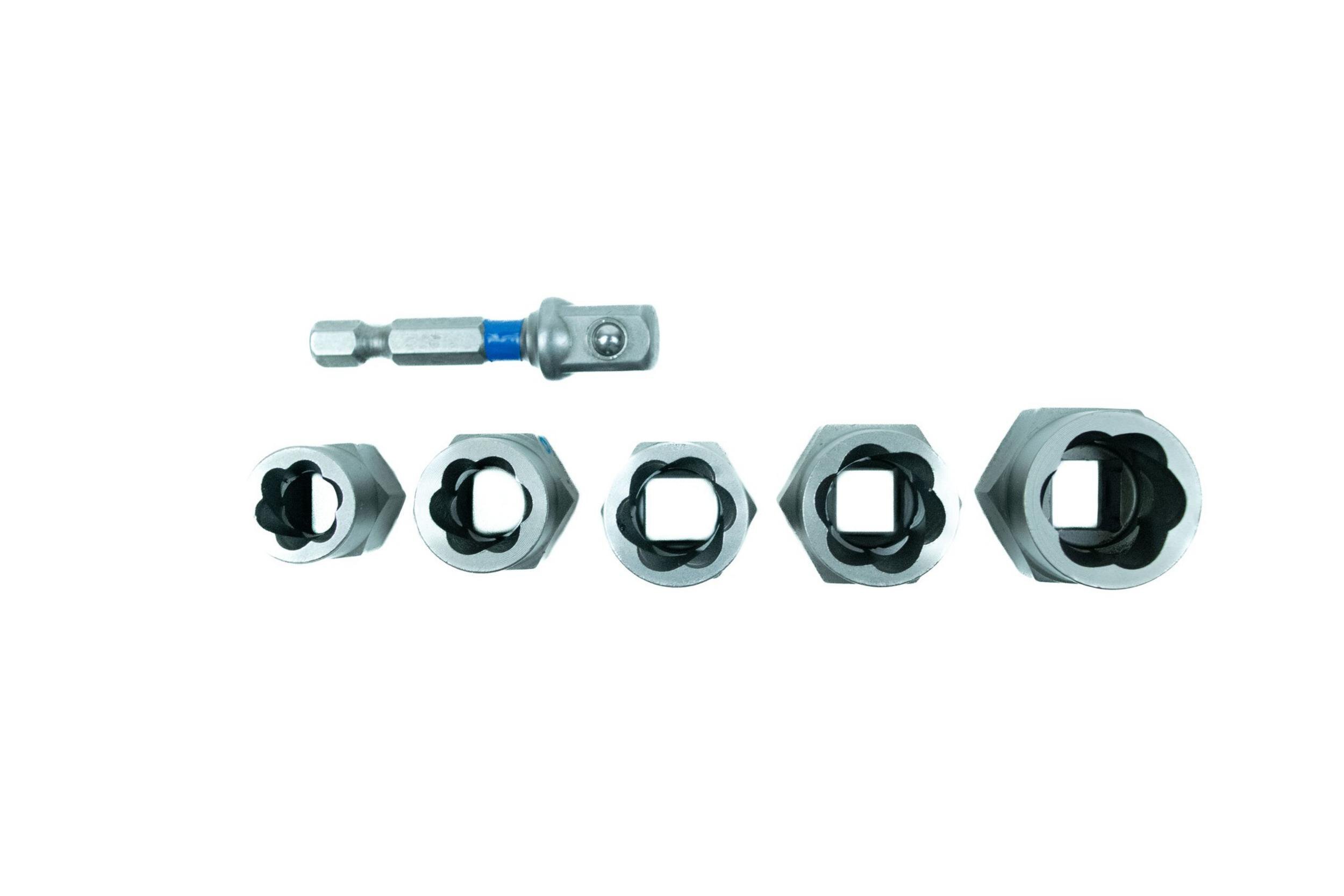 6 Piece Bolt Extractor Set
