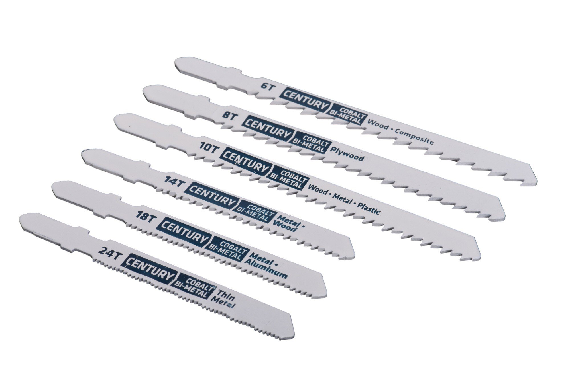 6 Piece Bi-Metal Jig-Saw Blade Set