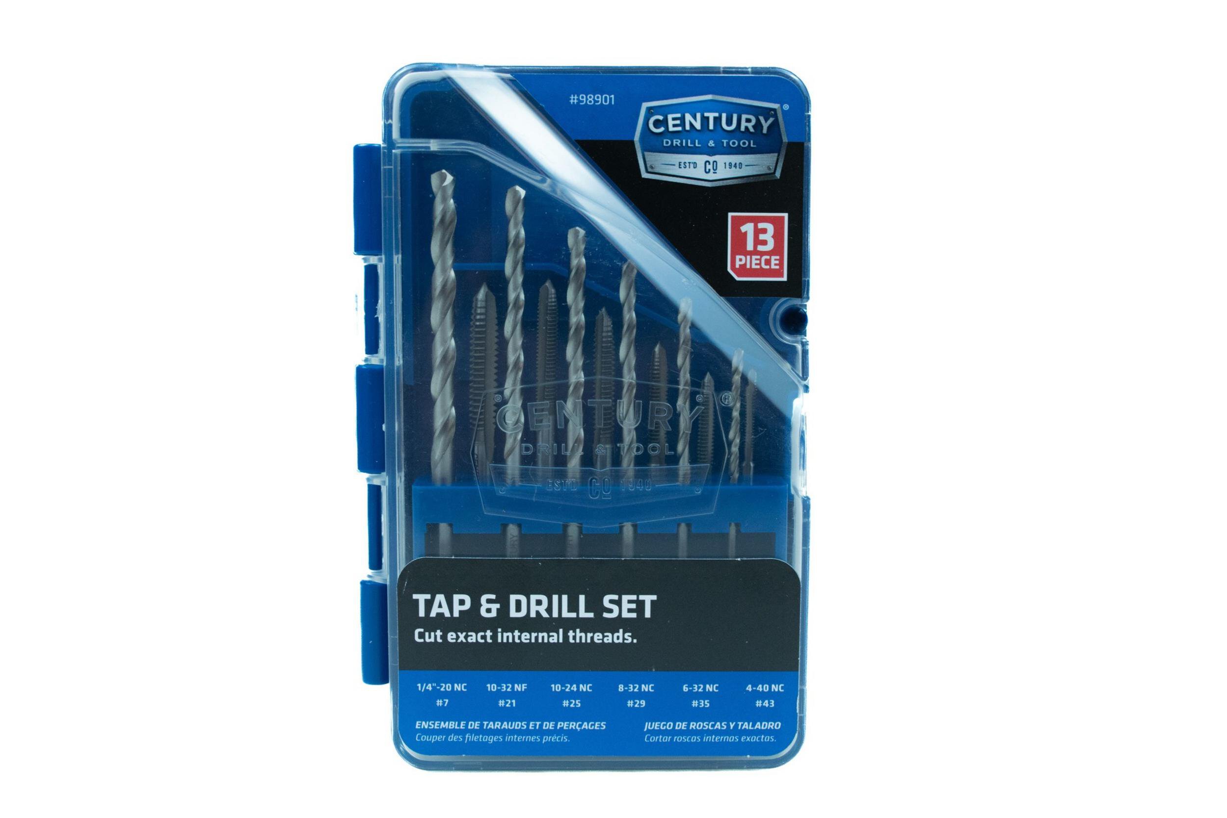 13 Piece Tap & Drill Set