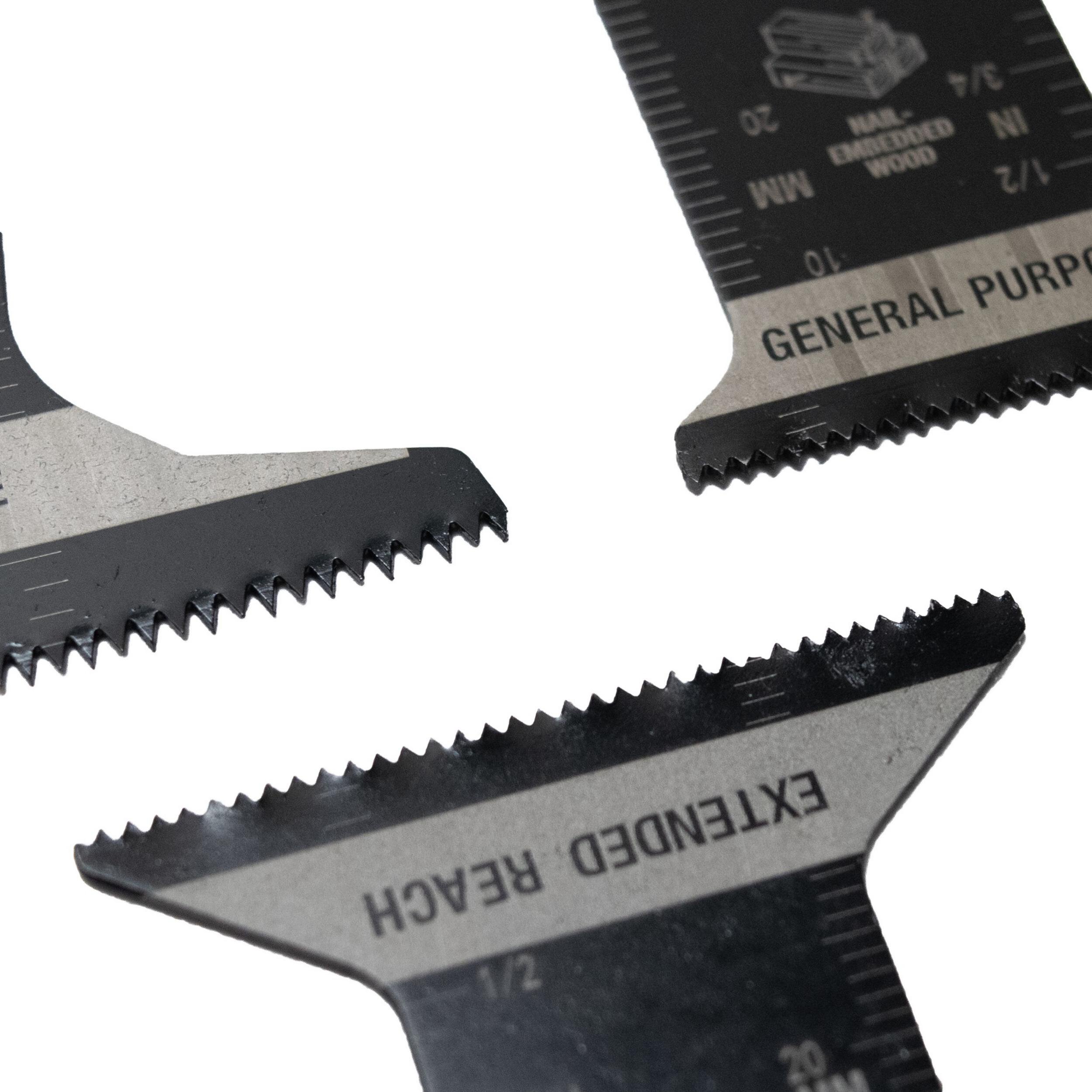 3 Piece Multi-Material Oscillating Blade Set
