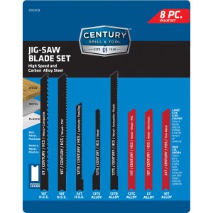 8 Piece Alloy & HSS Jig-Saw Blade Set 8 Piece Alloy & HSS Jig-Saw Blade Set