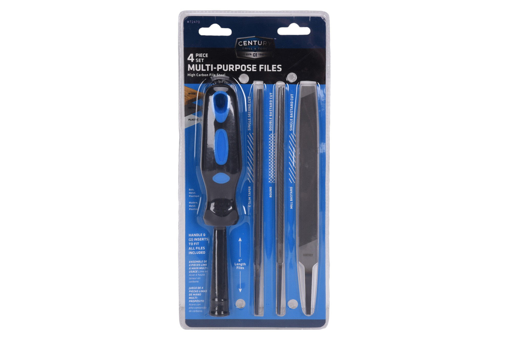 4 Piece Multi-Purpose File Set
