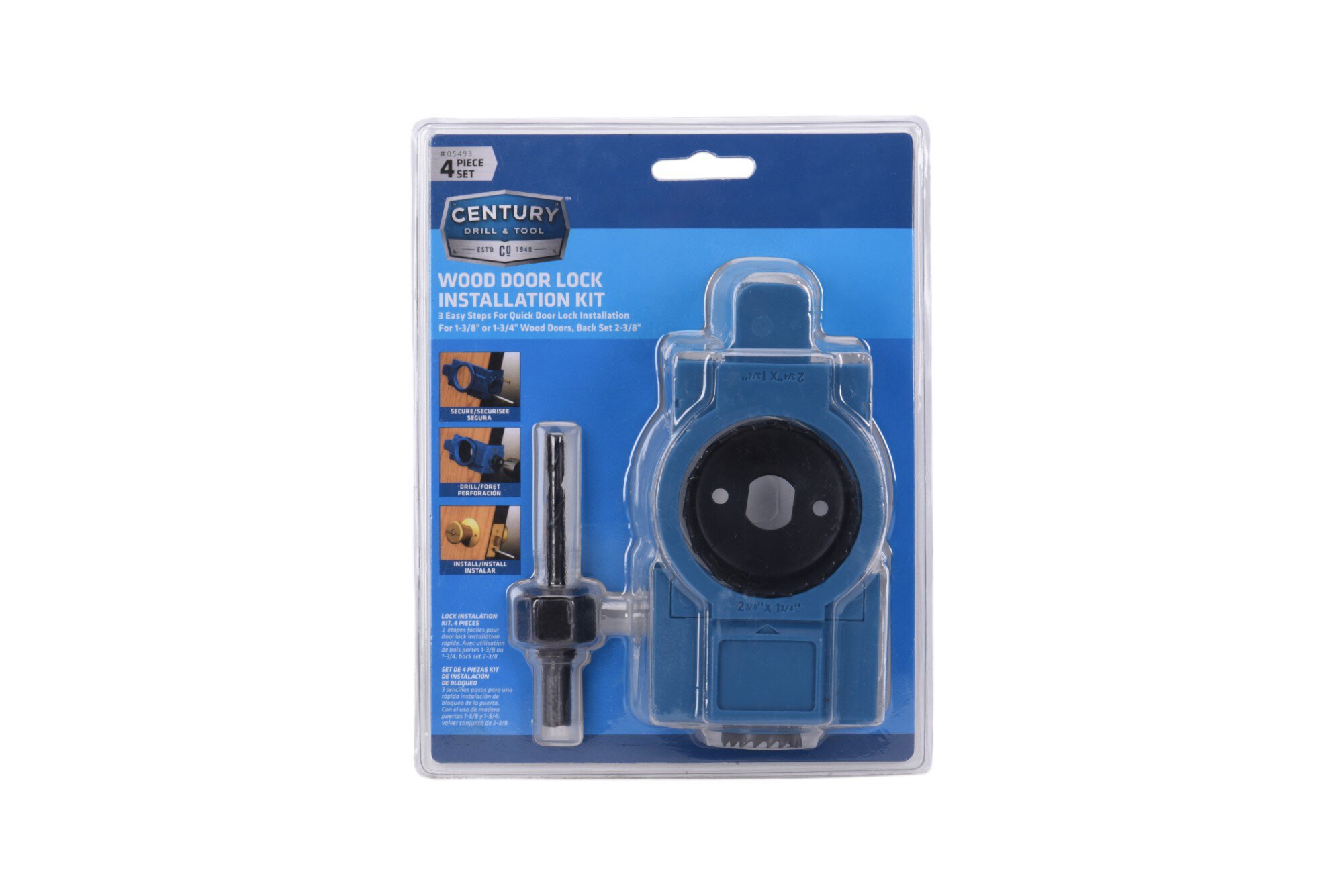 4 Piece Wood Door Lock Set