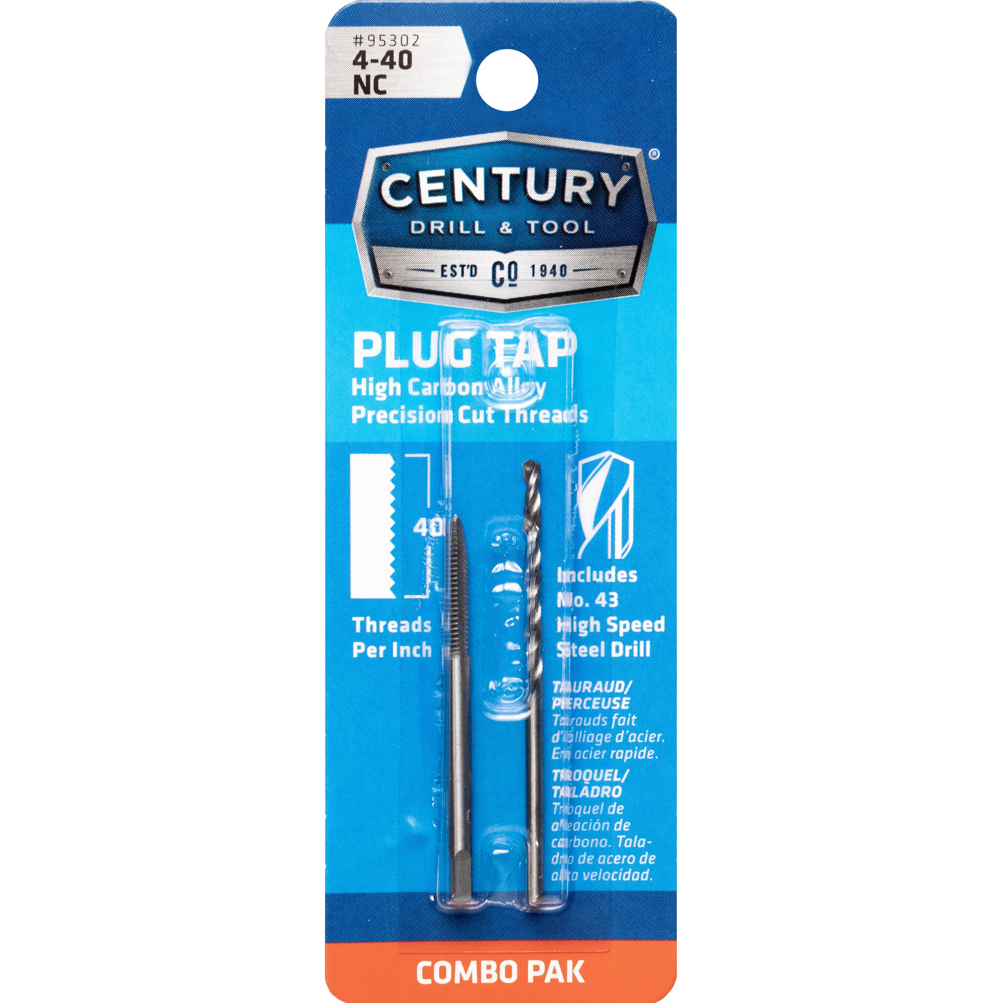 Machine Screw Tap & Drill Combo Pack