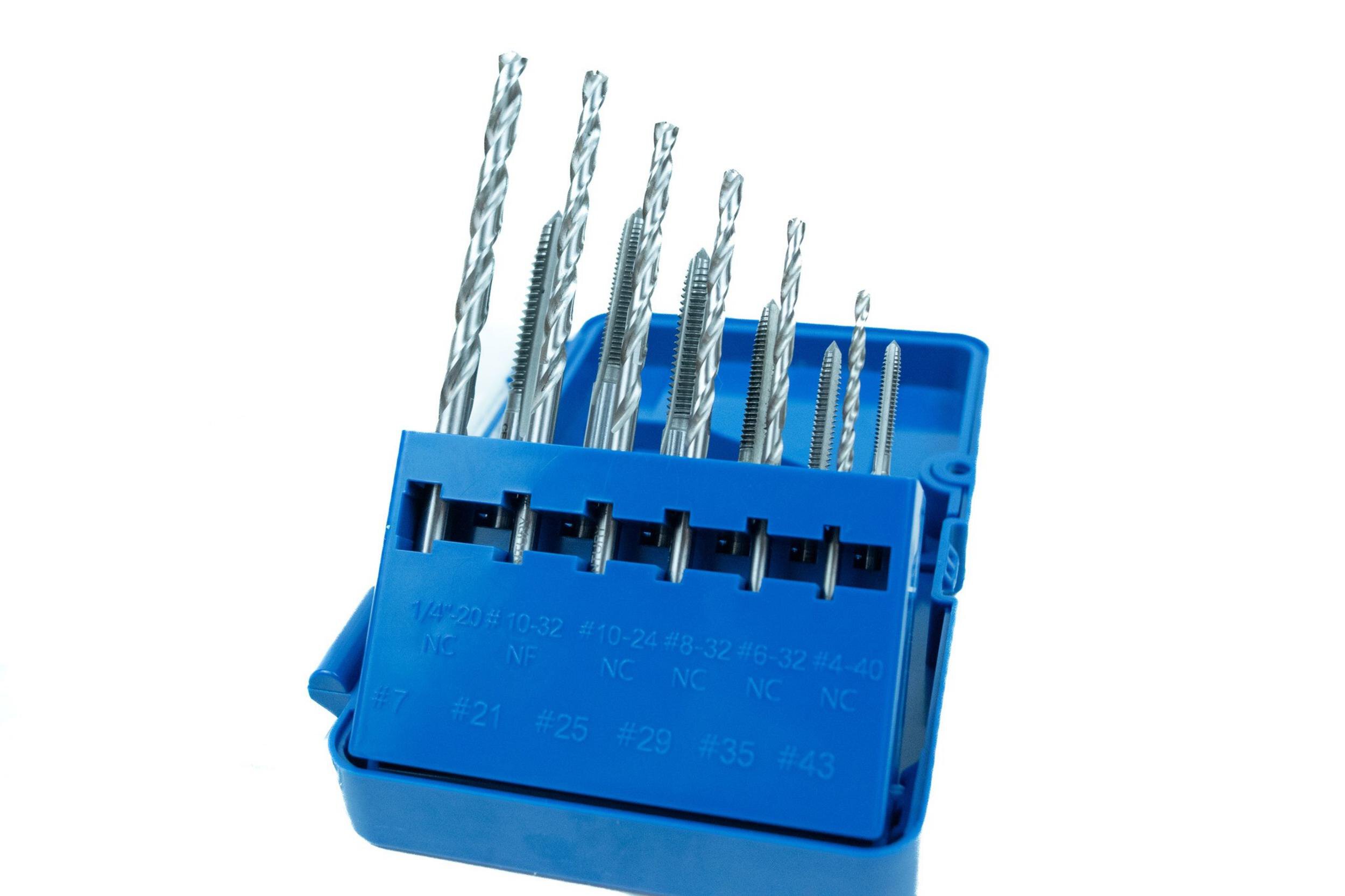 13 Piece Tap & Drill Set